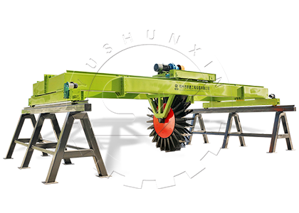 Wheel Type Compost Turner for Chicken Manure