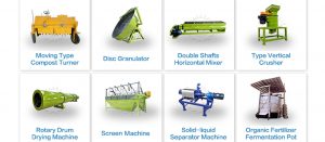 Related equipment used in organic fertilizer production