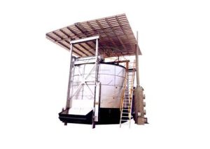 fermentation tank for organic solid recycling