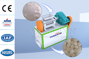 Двухвалковый гранулятор